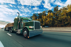 truck driving through georgia covered by truck insurance